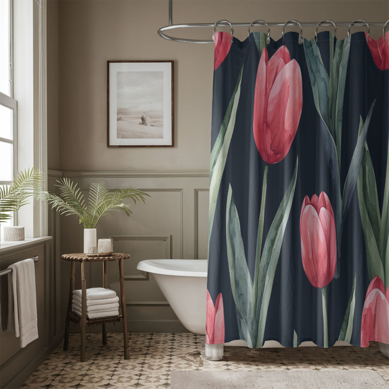 Rideaux de douche standard 1 pièce, H 74 po x l 71 po