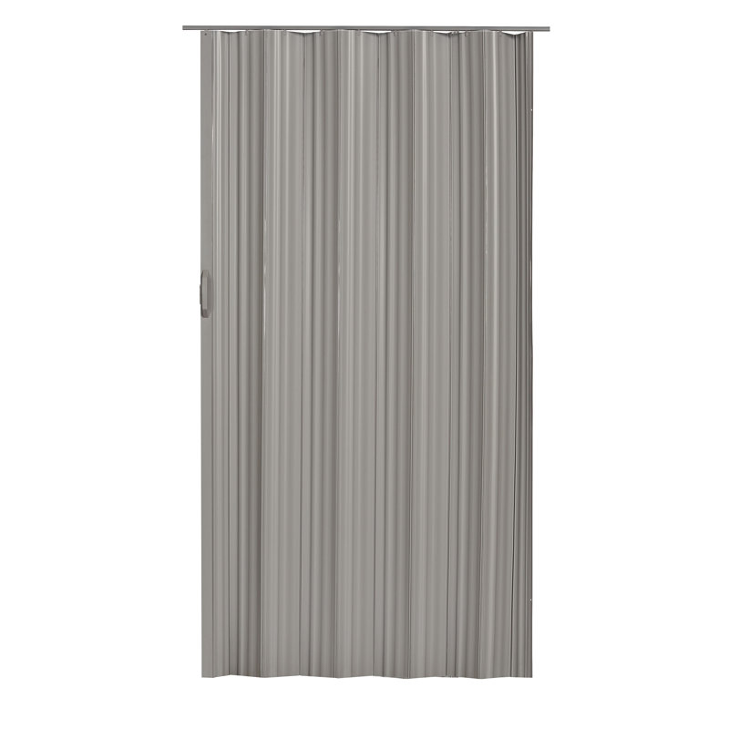 Porte pliante en vinyle Spectrum Dunes, 48 po x 80 po, Gris