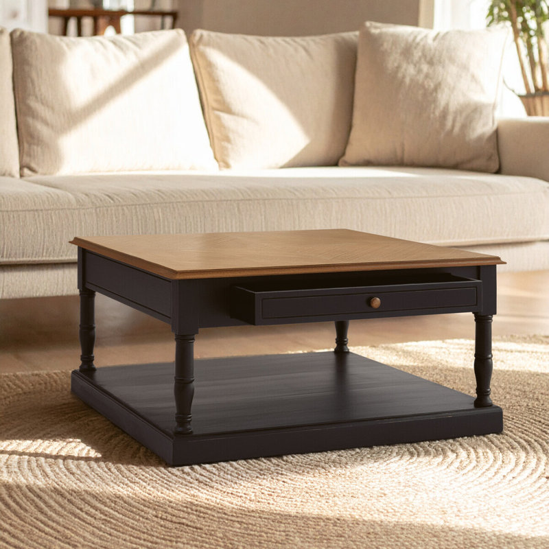 Kensington Solid Coffee Table with Storage