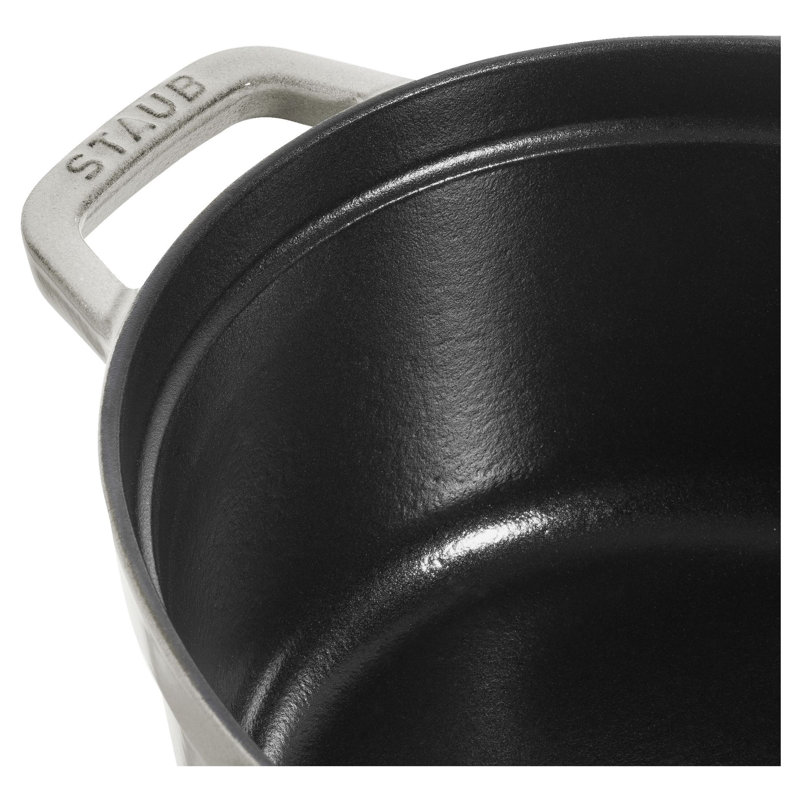 Cocotte ovale en fonte Staub, Truffe blanche, 7,08 pte