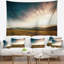 Tapisserie paysage au-dessus des montagnes au coucher du soleil-28488349