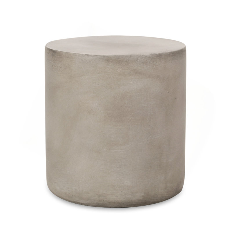 Outdoor Lightweight Concrete Side Table