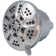 5" Round 5-Function Filtered Adjustable Spray Shower Head with S-Shaped 10.5" Shower Arm