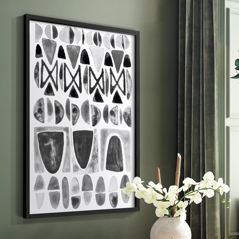 «Gray Arches II», reproduction encadrée de qualité supérieure - prête à être accrochée, Pas de tapis, H 20 po x l 16 po