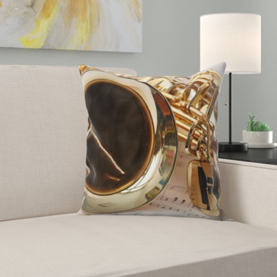 Coussin saxophoniste
