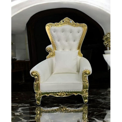 Infinity Faux Leather Armchair