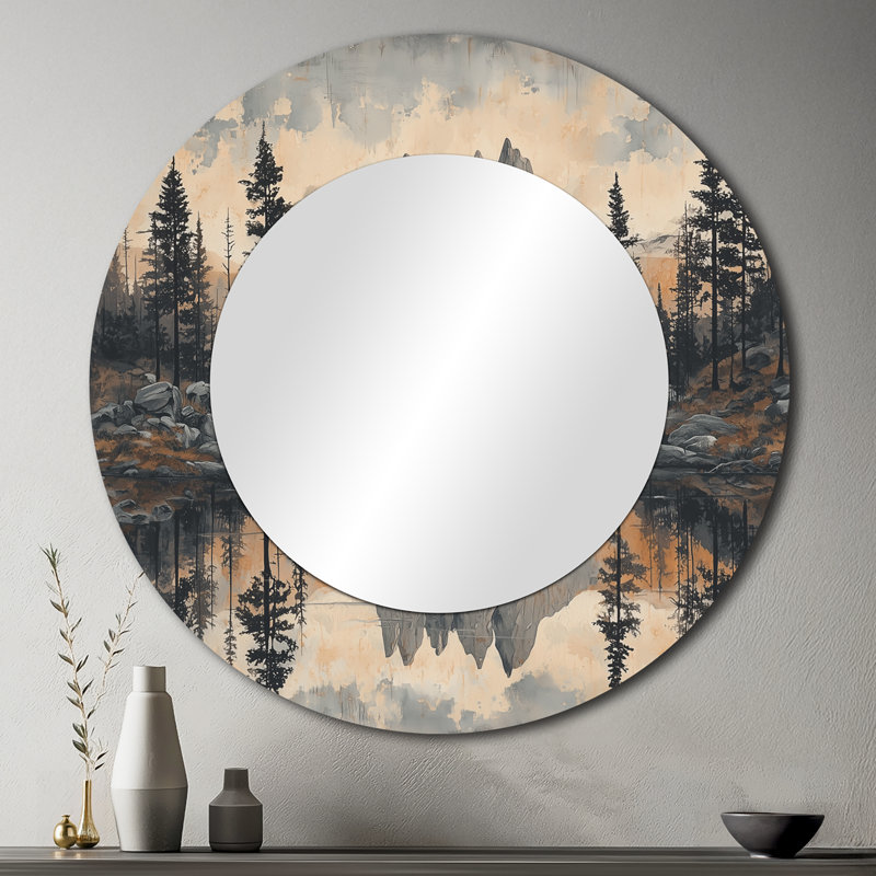 Miroir d'appoint mural, 36 po x 36 po