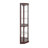 Tyrianne Corner Display Cabinet With Glass Door, Shelves & Light-808827049