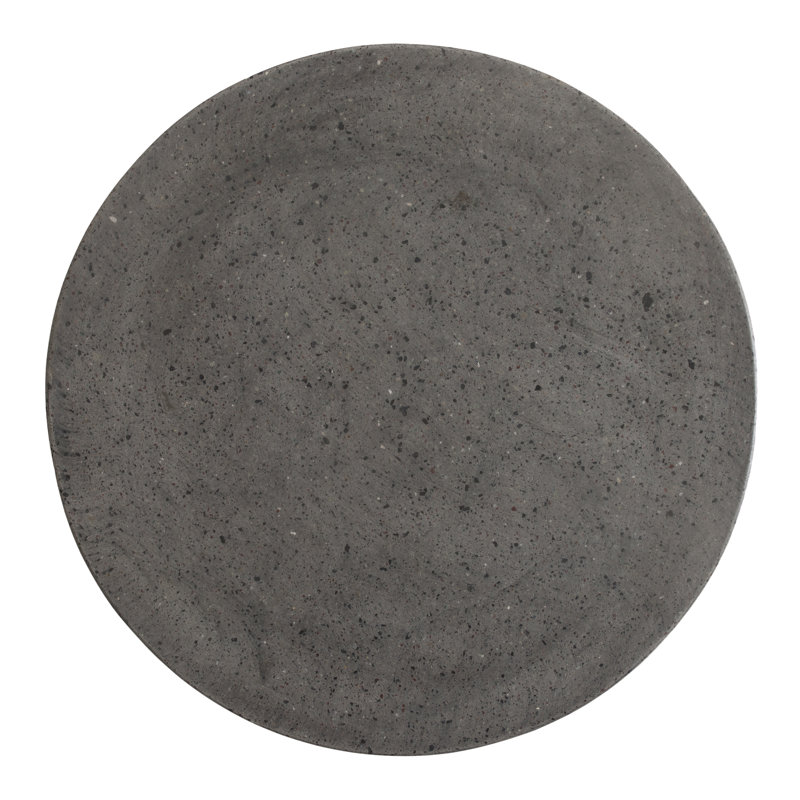 Pot à fleurs en ciment, Gris, H 20 po x l 16 po x P 16 po