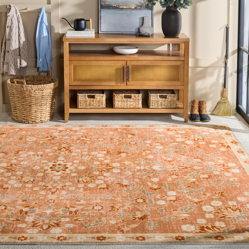 Tapis floral performance lavable en machine MSRW 184, Rectangulaire 8 pi x 10 pi