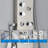 Shower panel tower system, 7 function shower wall panel, LED rain waterfall shower column head, shower tower panel with full body shower system bathtub shower with bidet matte black-88625692