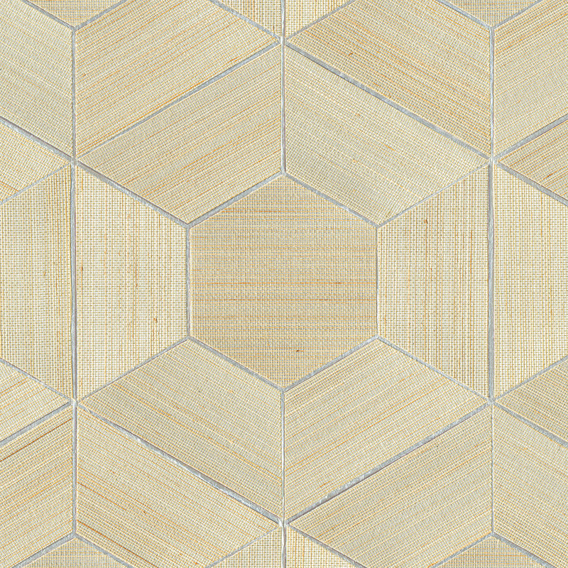 Loom Geometric Grass Cloth Wallpaper Roll