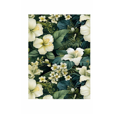 Impression florale de HawaiIan
