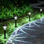 Plastic Solar Powered Pathway Light Pack