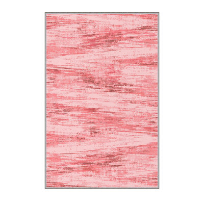 High-Quality 3D Printed Area Rug (2.6 x 4.0 ft), 100% Polyester, 0.3 in Pile Height | Antibacterial, Non-Slip PVC Felt Dot Underside | Machine Washable, Elegant Design for Living Room, Bedroom & Office