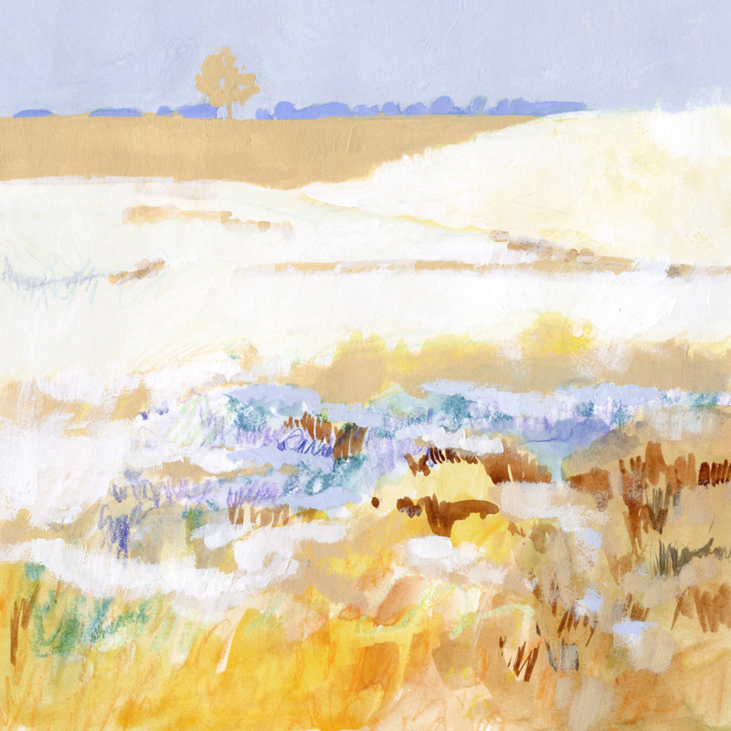 Tanglefield II par Victoria Borges - Peinture sur toile, H 20 po x l 20 po