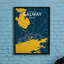 Galway City Map - No Frame Print-1911723019