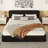Queen Size Upholstered Platform Bed-1892029028