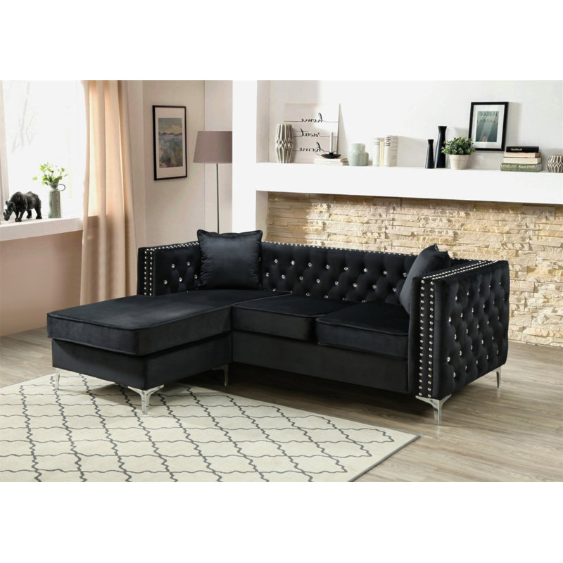 Canapé Paige G828B-SC, Black