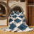 Machine Washable Botanical Brown Area Rug-1158572474