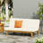 Wood Daybed With Water- Cushions And Stylish Slat Paneling, Convertible, 76.02 X 42.28 12.38, Beige Color Convertible Function Cushions, Panels, 76.02W 42.28D 12.38H,