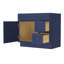 Base de meuble-lavabo simple 36 po seulement en bleu-92410329