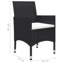  Dining Set Black Solid Acacia Wood Large Seats Many Dining Set-219822006-219822008-211174260