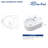 Ceramic 13" L U Shape Wall Mounted Bathroom Sink with Overflow and Faucet Hole