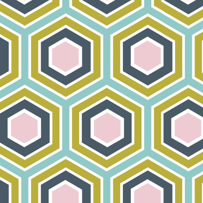 Retro Groove III by Nicole Ketchum - Wrapped Canvas Print