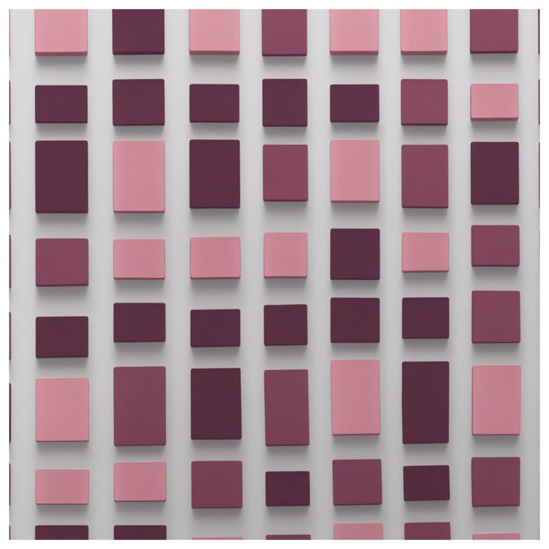 Couvertures rectangulaires roses et mauves, 50in W x 60in H