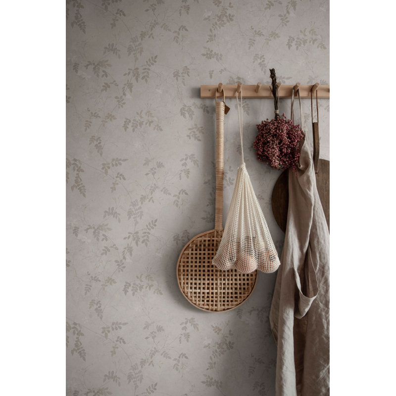 Jordnara Floral Wallpaper Roll, Sandstone