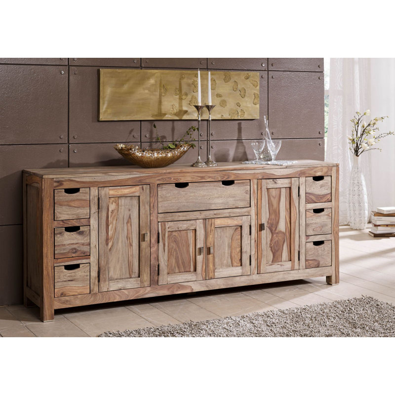 Nature 210cm Solid Wood Sideboard