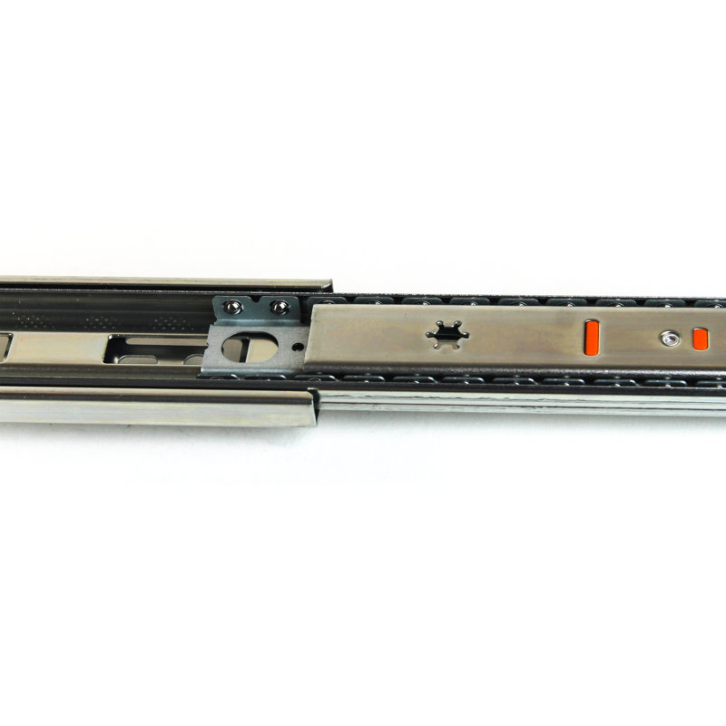 Ball Bearing Full Extension Soft Close Side Mount Drawer Slide, 6" H x 10" W x 6" D