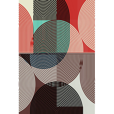 Graphic Colourful Shapes II by Sisa Jasper - Graphic Art