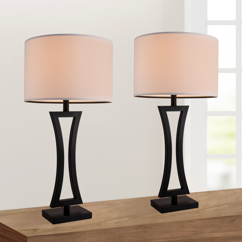 Lampes de table modernes, lampe de table transitionnelle pour le salon, lampes de chevet contemporaines