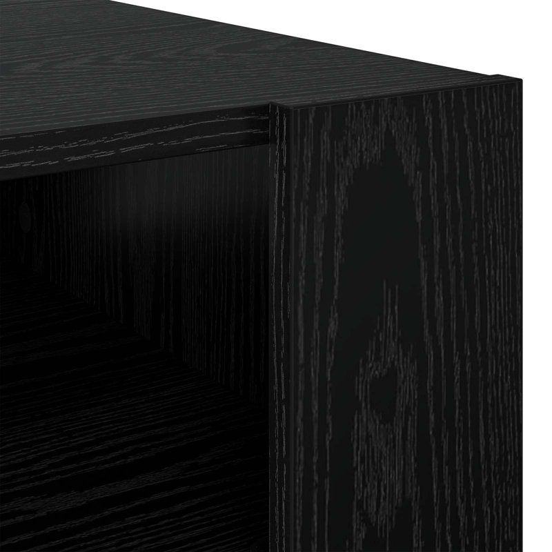 Coffee Table with Storage, 45cm. H x 92cm. L x 53cm. W, Black Oak