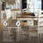 Azil Solid Wood Base Dining Table