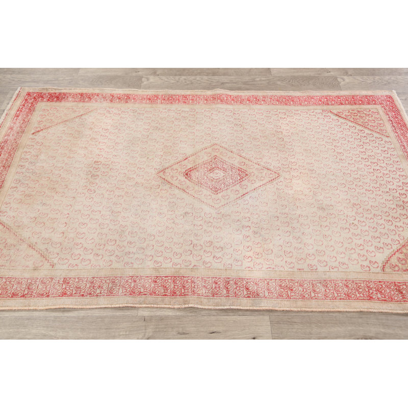 One-of-a-Kind 3'9" X 6'2" 1920s Wool Area Rug in