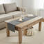 Chemin de table en coton avec bords cousus décoratifs, écharpe de commode, couvercle supérieur de meuble-437755276-441778284