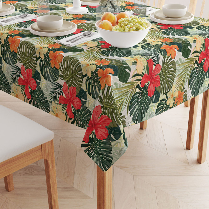 Albus Garden Tablecloth, 70" x 70"
