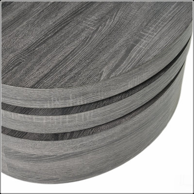 TABLE BASSE MODERNE ROTATIVE 1 Avec un plateau tournant et un espace de rangement supplémentaire sous cette table, elle est multifonctionnelle et unique
