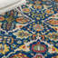 Tapis oriental bleu marine / jaune / blanc Whiteley-364385880