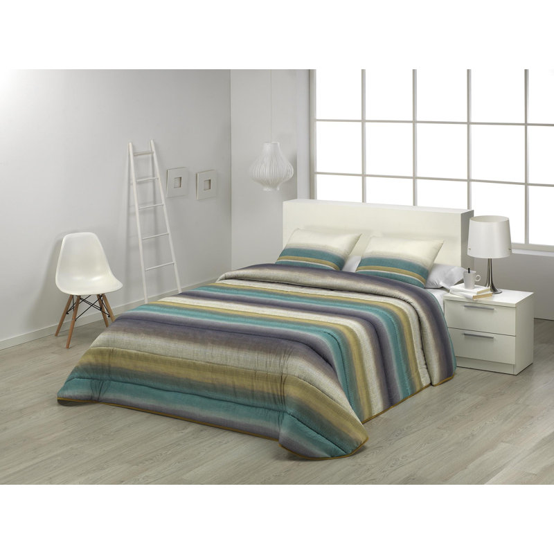 Polyester / Microfiber Striped Comforter, 250cm W x 270cm L