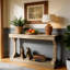 120cm Solid Wood Console Table-1917338180