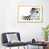 Toile avec cadre en bois beige sélectionné