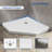 36 in. D x 36 in. W Neo-Angle Shower Base, Single Threshold Acrylic Corner Shower Base, Non-Slip Textured Surface Bathroom Shower Floor Pan in White