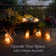 Orb Indoor/Outdoor String Lights With 10 Frosted LED Weatherproof Globe Lights - 30 Ft Plug In Commercial Grade Light Strand