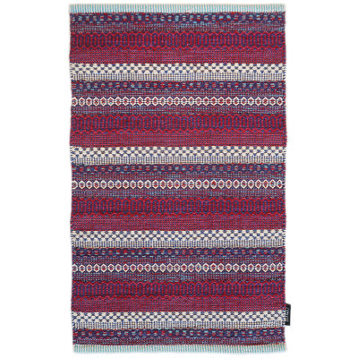 Saffron Striped Hand Woven Area Rug