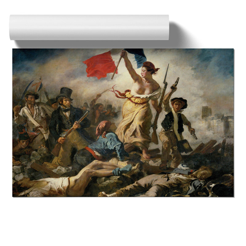Liberty Leading The People - No Frame Print, 42cm H x 59cm W x 0.1cm D