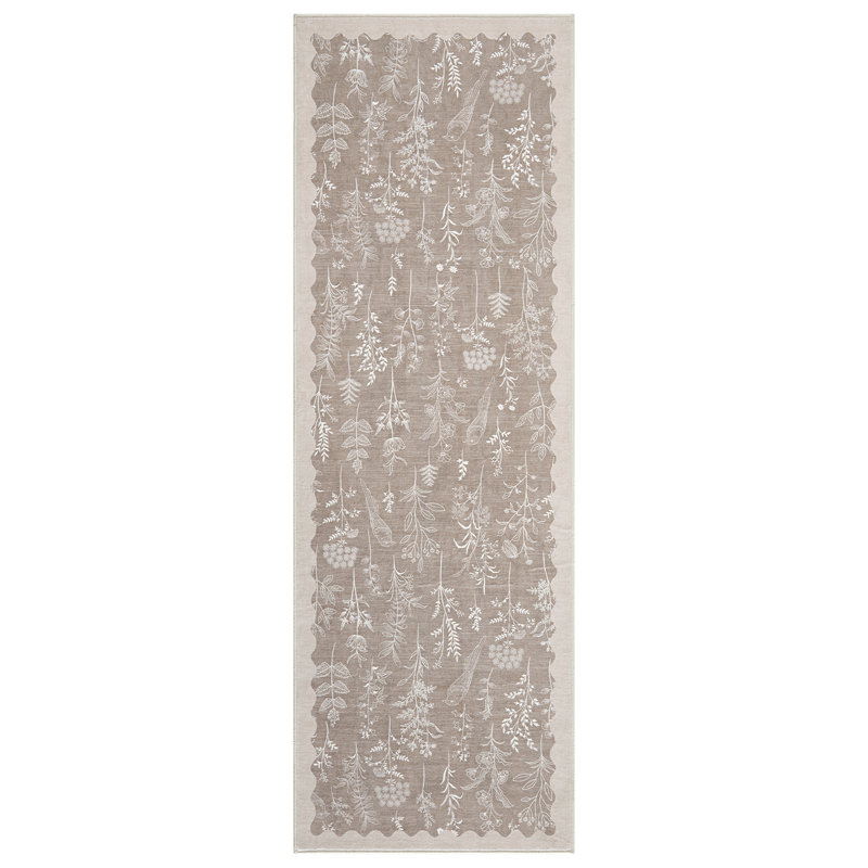 Washable Rug for Living Room Floral Print Bedroom Area Rug Non Slip Dining Table Throw Mat Botanical Area Rug Carpet for Entry Basement Dorm